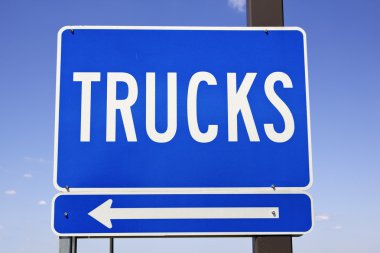 Trucks sign clipart