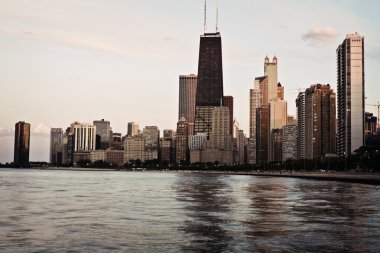 michigan Gölü tarafından Hancock tower