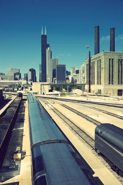 Tren en Chicago —  Fotos de Stock
