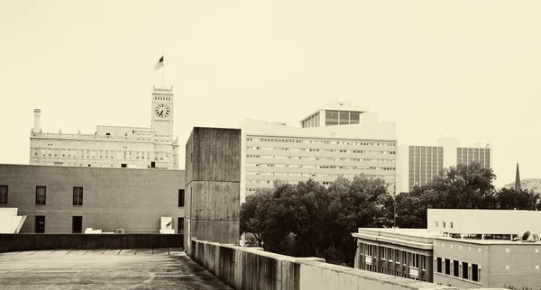 Jackson'ın siyah-beyaz Panoraması — Stok fotoğraf