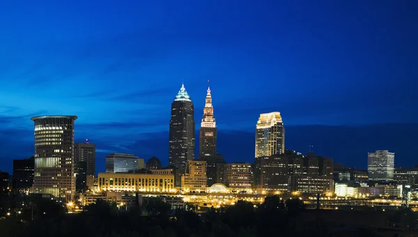 Noite em Cleveland — Fotografia de Stock
