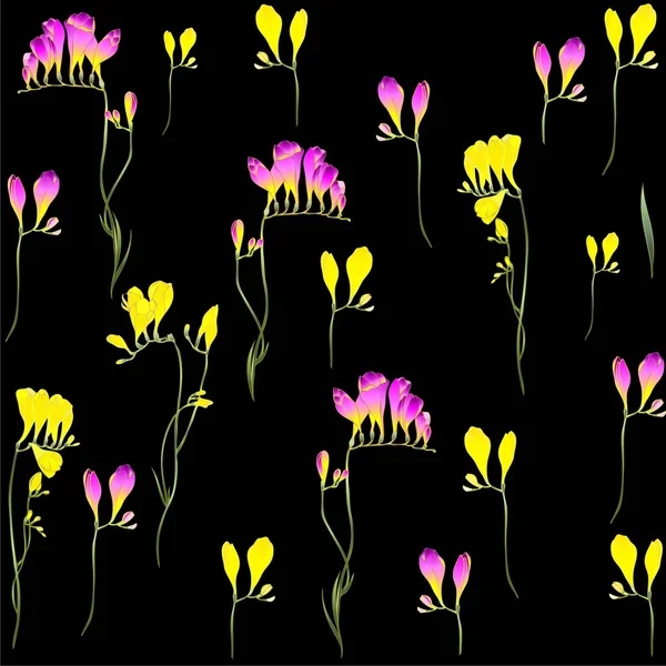 Nahtloser Hintergrund aus einem Blumenschmuck, modische moderne Tapete o — Stockvektor