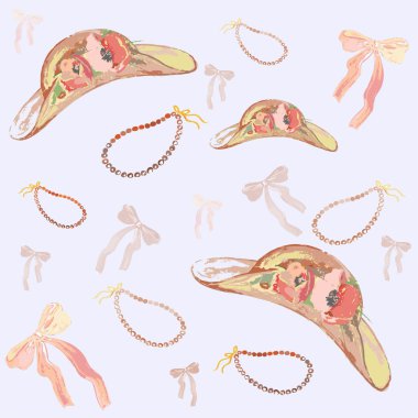 Vintage seyahat aksesuarları. sorunsuz geçmiş.