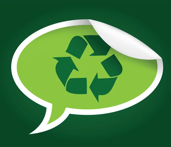 Πινακίδα ανακύκλωσης — Διανυσματικό Αρχείο