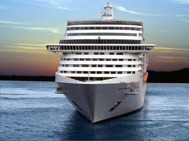 Cruise ship. clipart