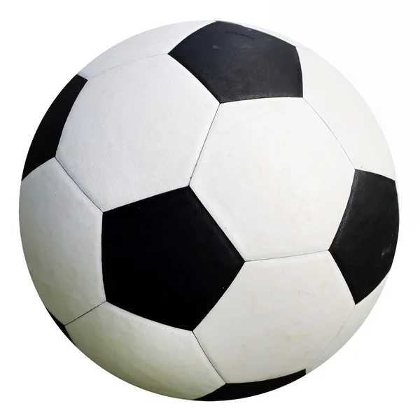 Football soccer ball isolated on white — Stock Photo, Image
