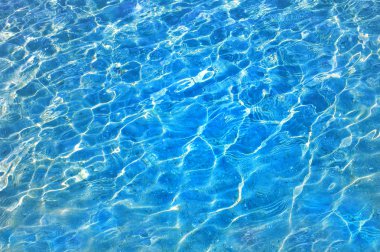 Blue water surface, may be used as background clipart