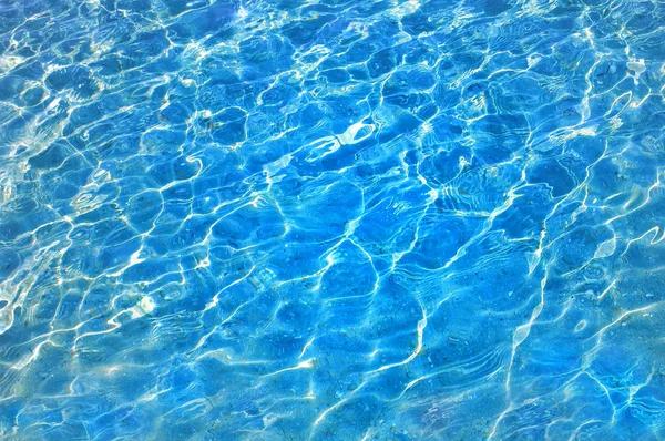 Superficie de agua azul, se puede utilizar como fondo — Foto de Stock