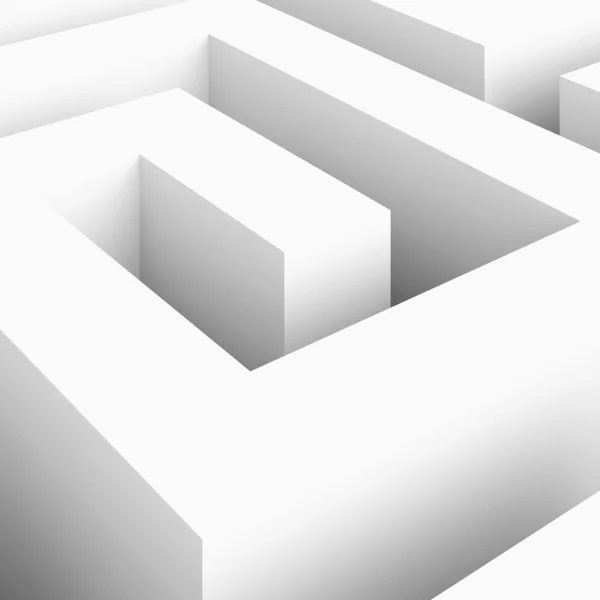 White Maze — Stock Photo, Image