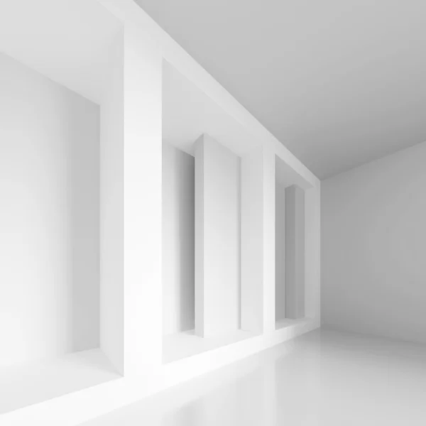 白色现代大厅 — 图库照片