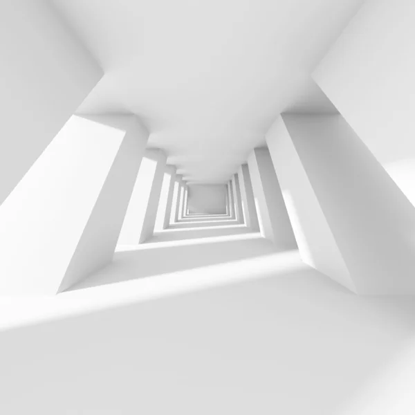 Biały korytarz — Zdjęcie stockowe