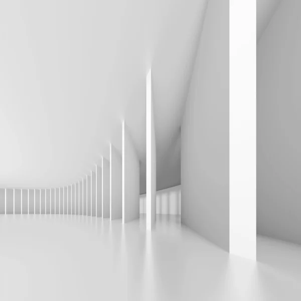 Weiße moderne Halle — Stockfoto