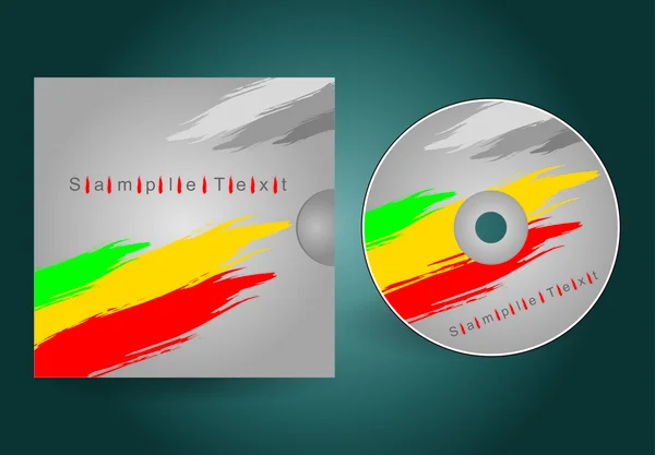 Обложка CD или DVD — стоковый вектор