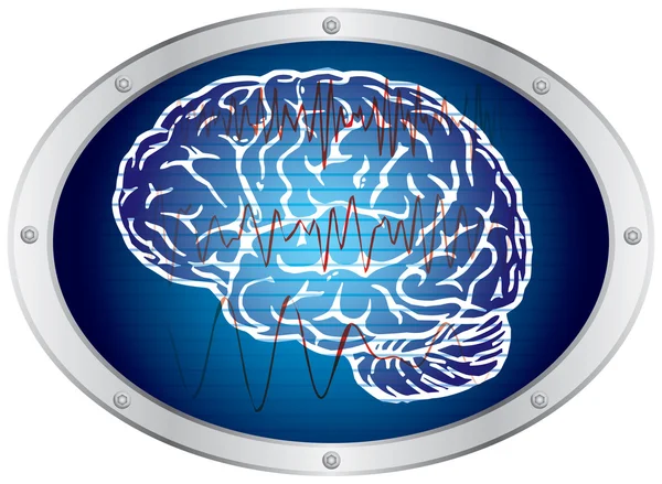 Brainwave — Stock Vector