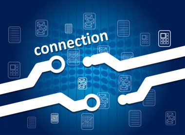 Connection concept clipart