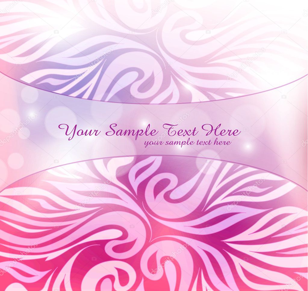 Abstract pink background with blur and pattern