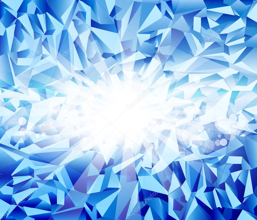 Vector ice blue background