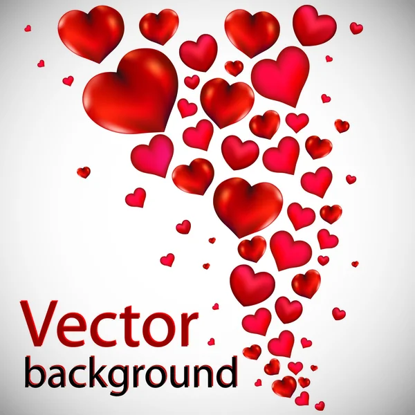 Háttér szívvel — Stock Vector