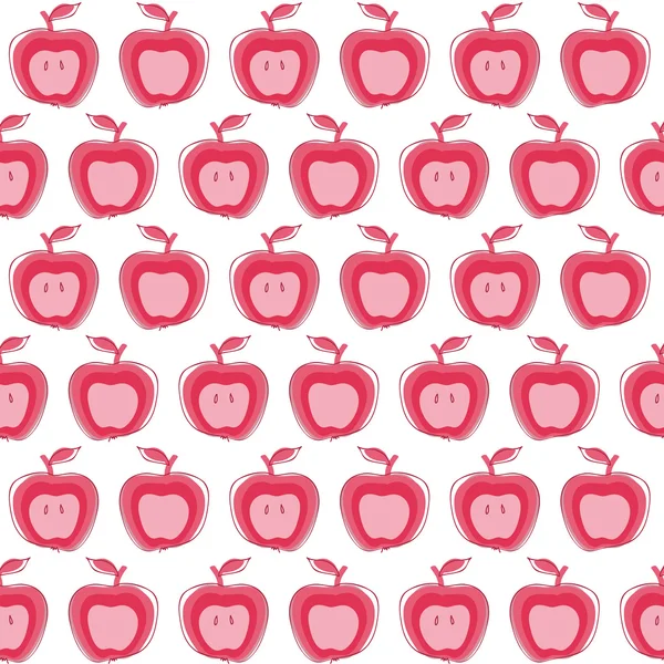 stock vector Apple Seamless background