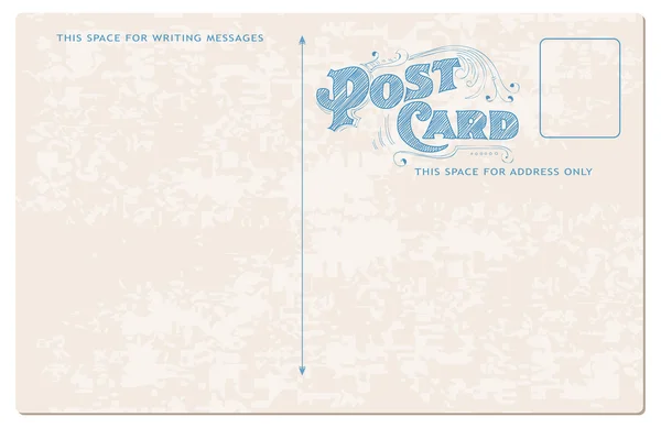 Cartão postal antigo em vetor — Vetor de Stock