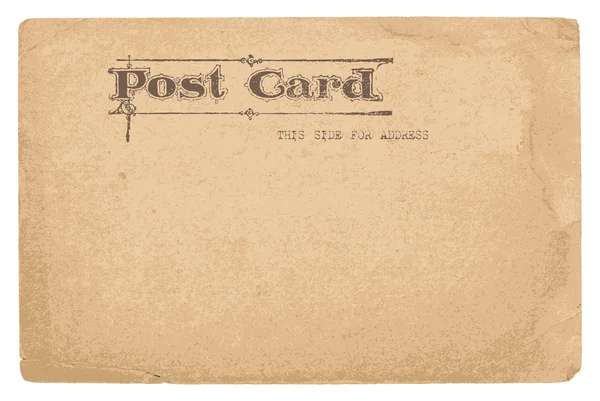 Antique postcard in vector — Stock Vector