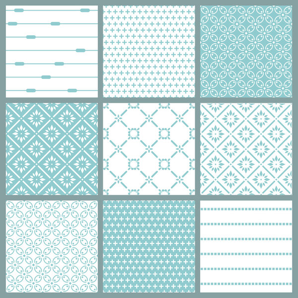 Seamless backgrounds Collection - Vintage Tile