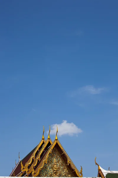 Roof of temple thailand. — Stock Photo, Image
