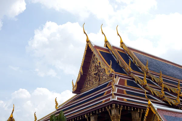 Střecha chrámu Thajsko. — Stock fotografie