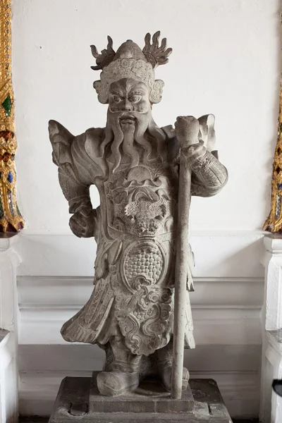 Guerreros chinos tallados en piedra . — Foto de Stock