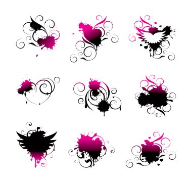 Valentine's abstratcs clipart