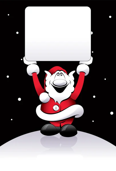 Cheerful Santa — Stock Vector