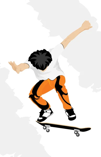Skateboarder — Stock Vector