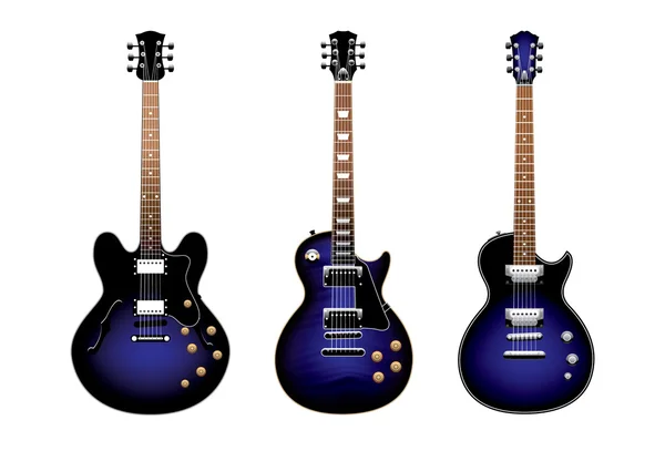 Guitarras elétricas — Vetor de Stock