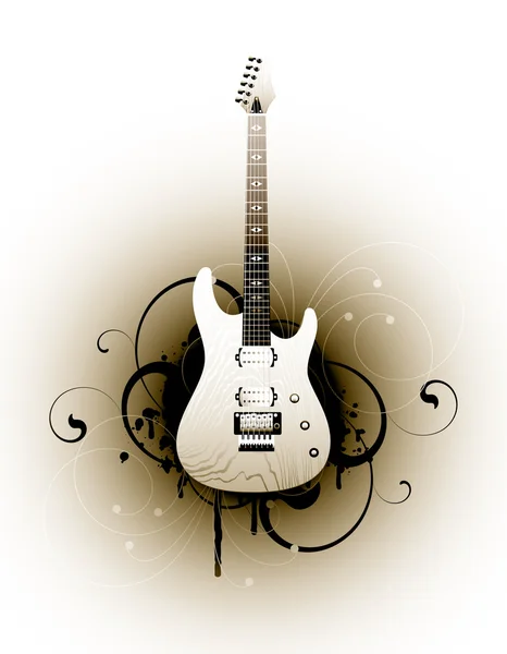 Αφηρημένη με κιθάρα — Διανυσματικό Αρχείο