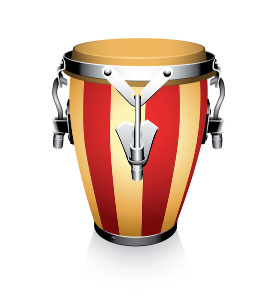 конга на белом фоне
