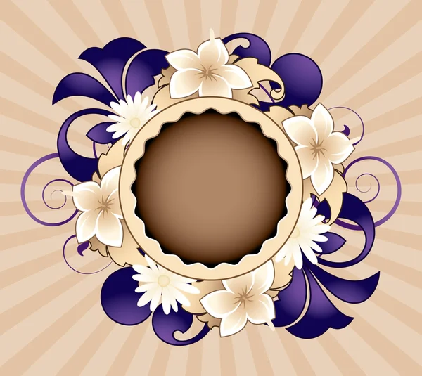 Bannière florale — Image vectorielle