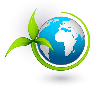 Green earth clipart