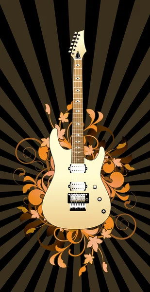 抽象的吉他 — 图库矢量图片
