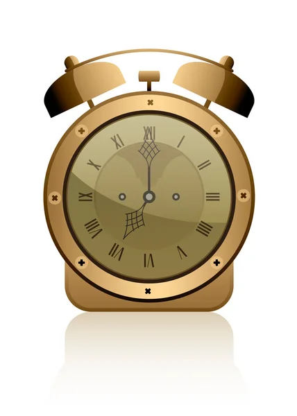 Horloge intéressante — Image vectorielle