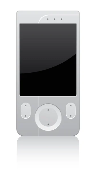 흰색 바탕에 세련 된 휴대 전화 — 스톡 벡터