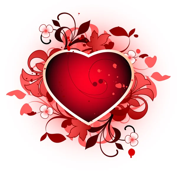 Valentines corazón — Vector de stock