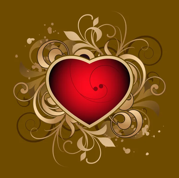Valentines corazón — Archivo Imágenes Vectoriales