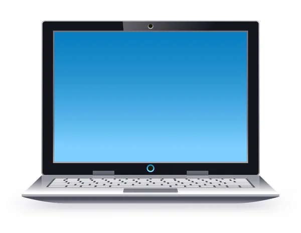 Stilvoller Laptop — Stockvektor