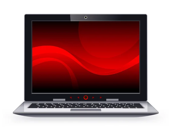 Stijlvolle laptop — Stockvector