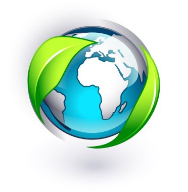 Green earth clipart