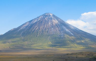 Ol Doinyo Lengai volcano in Tanzania clipart