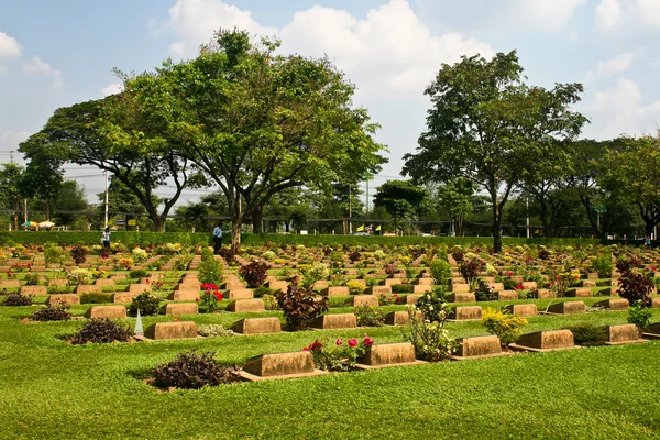 stock image Thailand WW2 cemetery