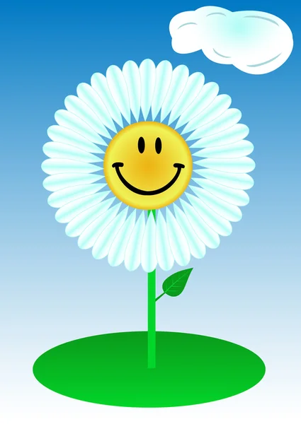 Drôle de fleur — Image vectorielle