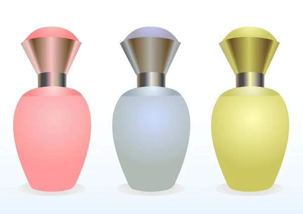 Kadınlar için parfüm seti — Stok Vektör