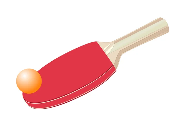 Racchetta da ping pong — Vettoriale Stock